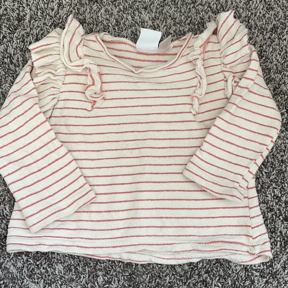 9-12 month Zara striped top